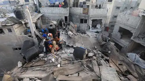 موقع غارة إسرائيلية على غزة