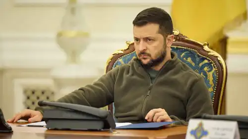 الرئيس الأوكراني فولوديمير زيلينسكي