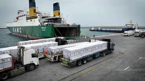 مساعدات إماراتية سابقة لغزة ضمن عملية "الفارس الشهم 3"