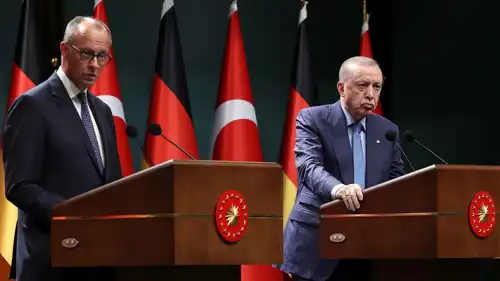 أردوغان والمستشار الألماني ميرتس