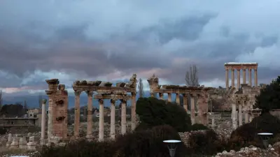 جزء من قلعة بعلبك