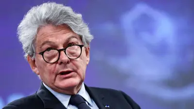  المفوض الأوروبي للسوق الداخلية الفرنسي تييري بريتون 