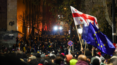 احتجاجات سابقة في جورجيا