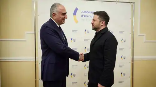 لقاء زيلينسكي وبهلوي