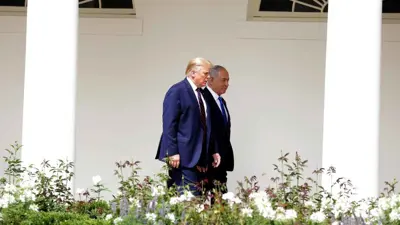 دونالد ترامب وبنيامين نتنياهو