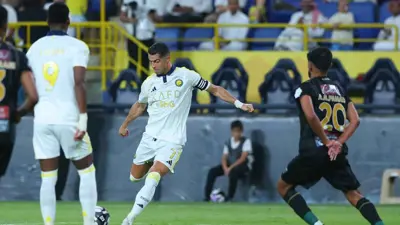 كريستيانو رونالدو في مباراة النصر والخليج بالدوري السعودي
