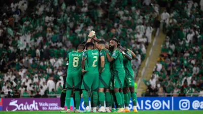 المنتخب السعودي في مواجهة البحرين بتصفيات المونديال