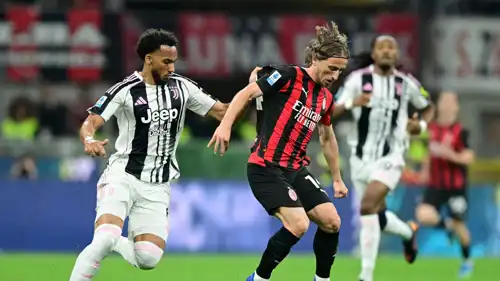 مباراة ميلان ويوفنتوس في الدوري الإيطالي