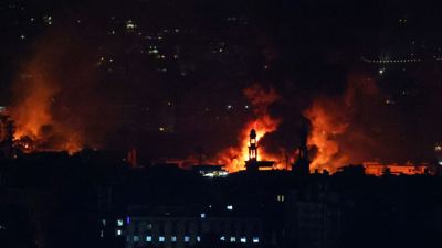 قصف الجيش الإسرائيلي لمناطق بالضاحية الجنوبية