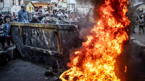 من احتجاجات مدغشقر