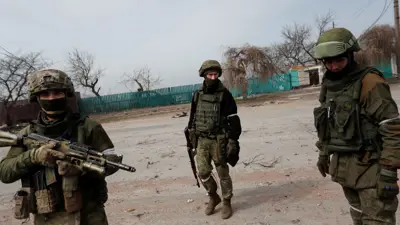 قوات روسية في أوكرانيا