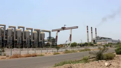 محطة كهرباء في عدن