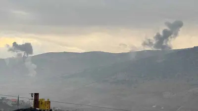 الغارات الإسرائيلية على جرود قوسايا في البقاع