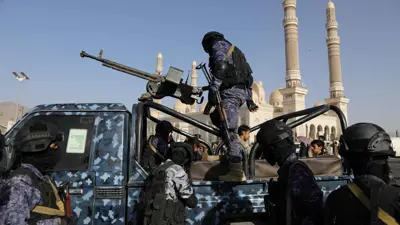 عناصر من ميليشيا الحوثيين 