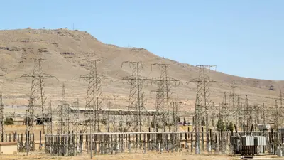 خطوط التيار الكهربائي في دمشق