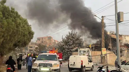 دخان إثر قصف إسرائيلي سابق على جنوب لبنان