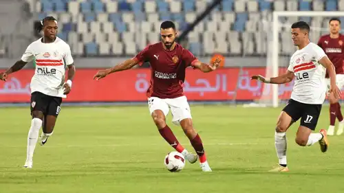 شيكو بانزا في أول مباراة مع الزمالك
