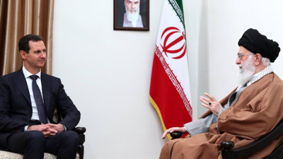 المرشد الاعلى آية الله خامني وبشار الأسد