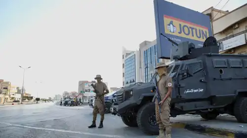 أفراد أمن في طرابلس