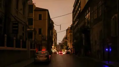 ظلام دامس في بيروت ليلة السبت جراء انقطاع الكهرباء