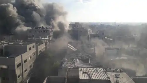 قصف إسرائيلي على مناطق بقطاع غزة