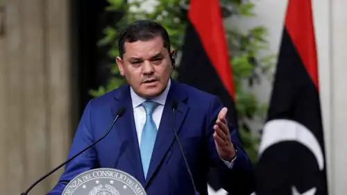 رئيس حكومة الوحدة الوطنية في ليبيا عبد الحميد الدبيبة