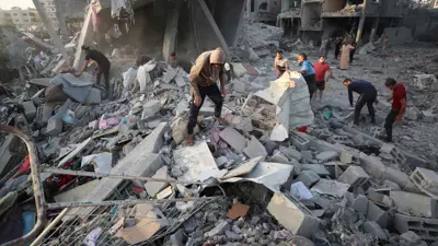 مشهد من غزة