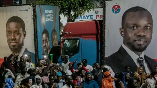 ملصقات انتخابية في السنغال