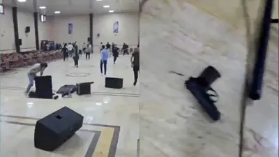 خلال تخريب وتدمير صالة الأعراس