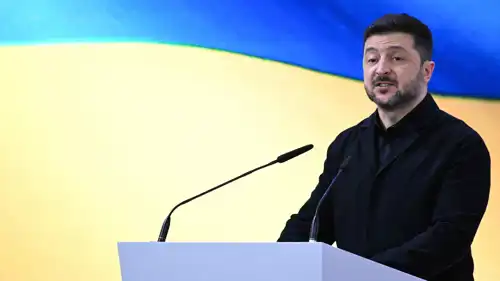  الرئيس الأوكراني فولوديمير زيلينسكي 