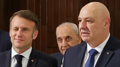 الرئيس اللبناني الجديد جوزيف عون مع نظيره الفرنسي