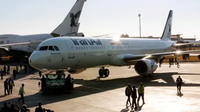 لقطة سابقة من مطار إيراني