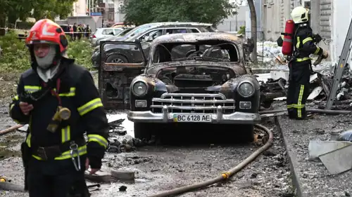 من موقع هجوم روسي سابق على أوكرانيا