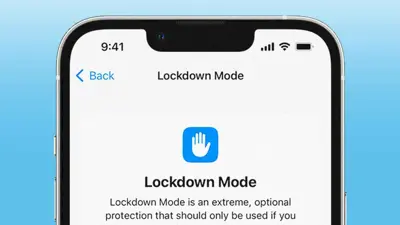وضع الإغلاق في آيفون