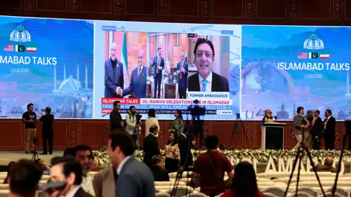 محادثات السلام بين الولايات المتحدة وإيران في إسلام آباد