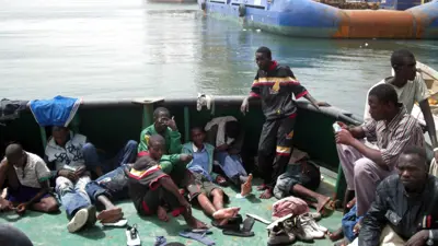 مهاجرون غير تظاميين قبالة سواحل نواكشوط الموريتانية