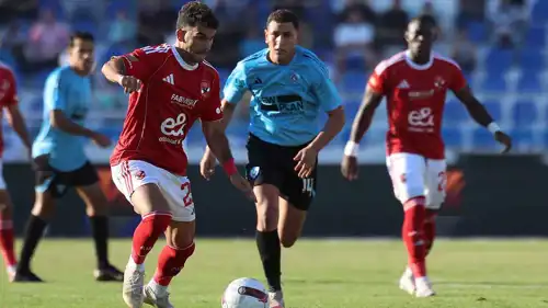 زيزو خلال مباراة الأهلي ضد غزل المحلة