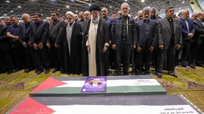 من تشييع جثمان إسماعيل هنية في طهران