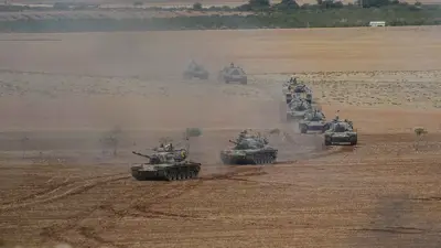 قوات تركية على تخوم كوباني 