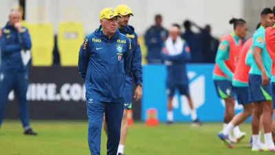 أنشيلوتي في تدريبات البرازيل