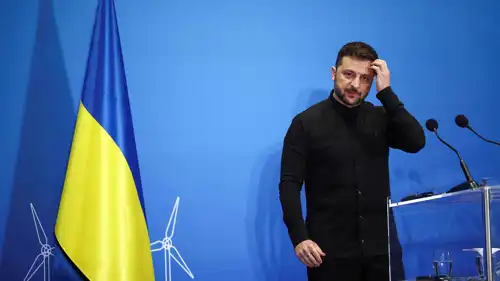 الرئيس الأوكراني، فولوديمير زيلينسكي