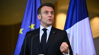 الرئيس الفرنسي إيمانويل ماكرون