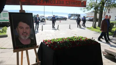 من جنازة رجل الأعمال التركي "نورهان أور" 