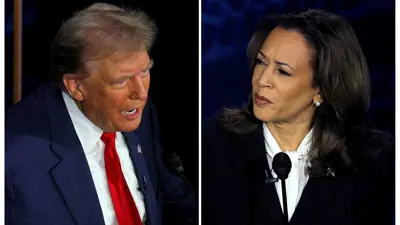 ترامب وهاريس