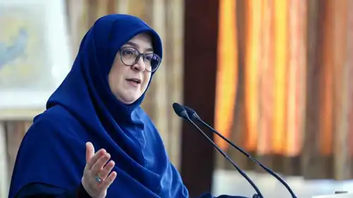 المتحدثة باسم الحكومة الإيرانية، فاطمة مهاجراني