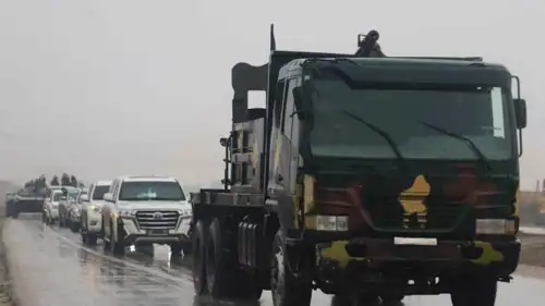 جانب من تعزيزات الجيش السوري