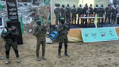 مقاتلون من حماس في غزة