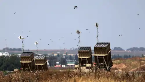  بطاريات نظام القبة الحديدية الإسرائيلي