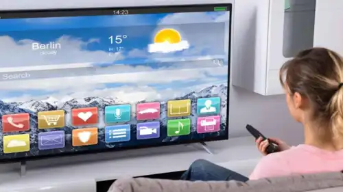 استخدام التلفزيون الذكي