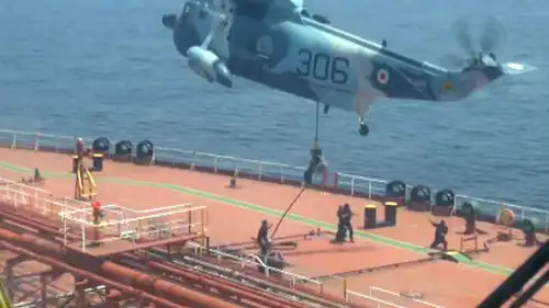 ناقلة نفط احتجزنها قوات إيرانية